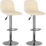 Furnova Barski stolčki 2 kosa krem blago, (21948837) | Shoptok.si