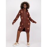 FANCY Sweatshirt-FA-BL-7411.85P-dark brown | Shoptok.si