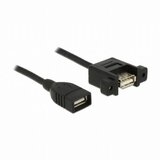 Delock Podaljšek USB A-A 0,5m vgradni črn Cene