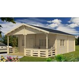 Male kuće Drvena kuća TOLEDO D with Sleeping Loft 595 &amp;times; 747 cm &amp;ndash; bez zavr&amp;scaron;nog krovnog pokrova Slike