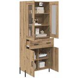 Highboard Umjetnički hrast 69,5 x 34 x 180 cm Konstruirano drvo | shoptok.hr
