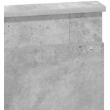  Uzglavlje s uzglavljem Betonski sivi 150 cm Konstruirano drvo | shoptok.hr