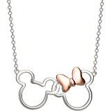 Mickey & Minnie Disney Ogrlica Srebrna | shoptok.hr