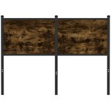  Zamjensko uzglavlje dimljena boja hrasta 120 cm konstruirano drvo i čelik | shoptok.hr