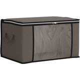  Kutija za pohranu s prozirnim bočnim oknom Siva 50 x 30 x 25 cm | shoptok.hr