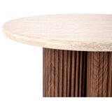  Konferencijski sto CALDO, prečnik 50 cm, braon/bež | Eponuda.com