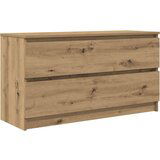 Maison Chic TV omarica - TV stojalo - Televizijska omarica artisan hrast 100x35x54 cm inženirski les, (21699939) | Shoptok.si