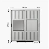 Hanah home Ormar 160x216x60cm Hrast | Eponuda.ba