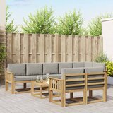  Set vanjskih sofa 9 kom. Bijela i svjetlosiva | Eponuda.ba