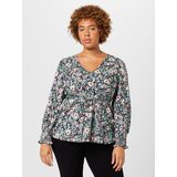 Dorothy Perkins Curve Bluza marine / zelena / roza / bela | Shoptok.si