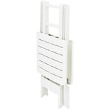  Sklopivi vrtni stol bijeli 79 x 72 x 70 cm plastični | Eponuda.ba