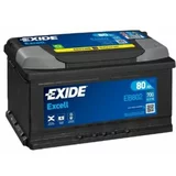 Exide akumulator Excell, 80AH, D, 700A, EB802