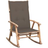 vidaXL gugalnik z blazino bambus | Shoptok.si