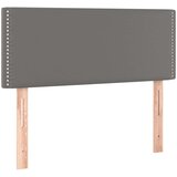  Box spring postelja z vzmetnico siva 80x200 cm umetno usnje, (20899205) | Shoptok.si
