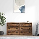  Komode 2 pcs Staro drvo 70 x 35,5 x 67,5 cm Konstruirano drvo | shoptok.hr