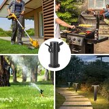  Brilagi - Spoljašnji stub za utičnice PILLAR 2Z SCHUKO 230V IP44, crni | Eponuda.com