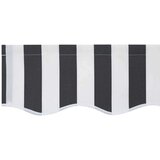  Nadomestno platno za tendo Antracitna in bela 3 x 2 m Poliester, (5000206569) | Shoptok.si