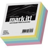 Mark IT Kocka samolepljivi listići Mark 400lis, 75x75mm mix PASTEL | Eponuda.com
