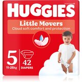 Huggies little movers pelene za bebe, 11 - 25 kg, 42 kom cene