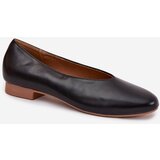 Boto Women's Ballet Flats Made of Eco Leather with Flat Heel Black Olyssia | Shoptok.si