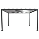 SUNFUN Milos Paviljon z lamelami (Š x G: 386 x 294 cm, Barva ogrodja: Antracit, Aluminij) | Shoptok.si