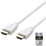 Deltaco kabel ULTRA High Speed HDMI, 48Gbps, 2m, bela | Shoptok.si