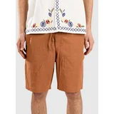 Aklt James Cot/Linen Ela Kratke hlace chipmunk