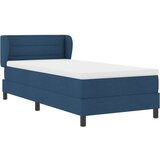  Krevet s podnicom i dušekom Plava 90x200 cm Tkanina | shoptok.hr