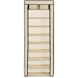 Maison Chic Omarica za obutev - Kopa za čevlje s pokrivalom krem 57x29x162 cm blago, (21778316) Cene