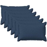  Presvlaka za jastuk 6 pcs HOUTEN Plava 50 x 80 cm Umjetni lan | shoptok.hr