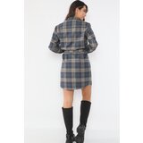 Dewberry Z6669 WOMEN'S SHIRT-NAVY-BEIGE | ePonuda.com