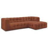 Bobochic Paris Opečnato oranžna kotna sedežna garnitura Cloud – | Shoptok.si