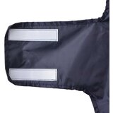  Kabanica za pse s reflektirajućim trakama, poliester, tamnoplava, XXL | shoptok.hr