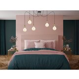  Luster na sajli MIROS 5xE27/60W/230V pauk crna/zlatna | Eponuda.com