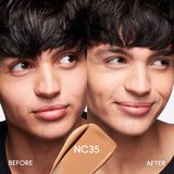 MAC Cosmetics Studio Fix Fluid SPF 15 24HR Matte Foundation + Oil Control matirajući puder SPF 15 nijansa NC35 30 ml | shoptok.hr