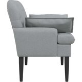  Ljubavni kauč s gumbima Svjetlosiva 111 x 68 x 80 cm Tkanina | Eponuda.com