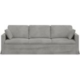 SOFA Svijetlo siva 228 x 78 x 80 cm Baršun | Eponuda.ba