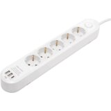 Home Produžni kabl, 5 utičnica, 1.5mm², USB, 3 met. – NV5K3USBC | Eponuda.ba