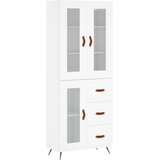  Visoka komoda bijela 69,5x34x180 cm konstruirano drvo | shoptok.hr