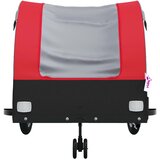  Prikolica za bicikl crno-crvena 45 kg željezna | shoptok.hr
