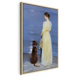 Slika - Peder Severin Kroyer – Summer Evening in Skagen 40x60 U prirodnom drvenom okviru | shoptok.hr