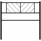  Metalno zamjensko uzglavlje crno 100 cm | shoptok.hr