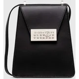 MM6 MAISON MARGIELA Kožna torba Numbers Vertical Mini Bag boja: crna, SB5WG0018