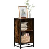 vidaXL Knjižna omara dimljeni hrast 40x35x76 cm inženirski les | Shoptok.si