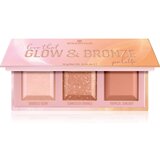 Essence Love That Glow & Bronze Palette paletka osvetljevalcev in bronzerjev 16 g | Shoptok.si