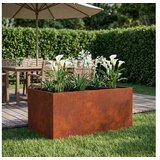 vidaXL Vrtna saksija Rđa 120 x 80 x 60 cm Otporni čelik - Otporni čelik 120 x 80 x 60 cm | shoptok.hr