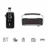 Manta radio, SOLARNI, ugrađena baterija, BT, MP3, FM-AM-SW, crni RDI918B | shoptok.hr