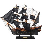 Lean Toys Zbirateljski model dekorativne jadrnice Črni biser 49x43cm | Shoptok.si