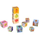  Edukativne kartonske kocke za slaganje i brojanje, 10 komada | shoptok.hr