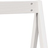 Krov za dječji krevet bijeli 209x95,5x88 cm masivna borovina | shoptok.hr